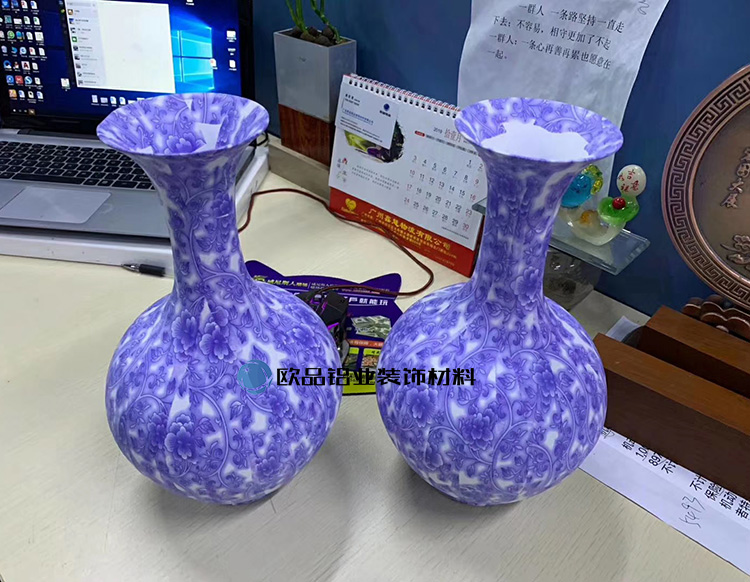 鋁青花瓷瓶 鋁青花瓷瓶