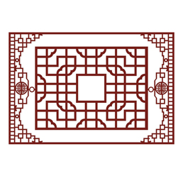 仿古鋁合金窗花